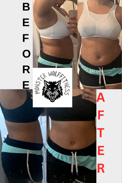 Monster Wolf Fitness Transformation 1 - Before and After